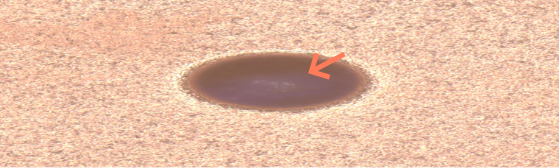 Stripping performance inside holes image